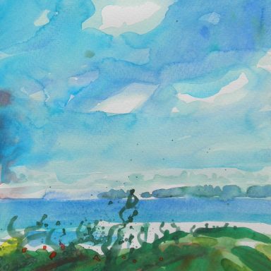 Aquarell Landschaft